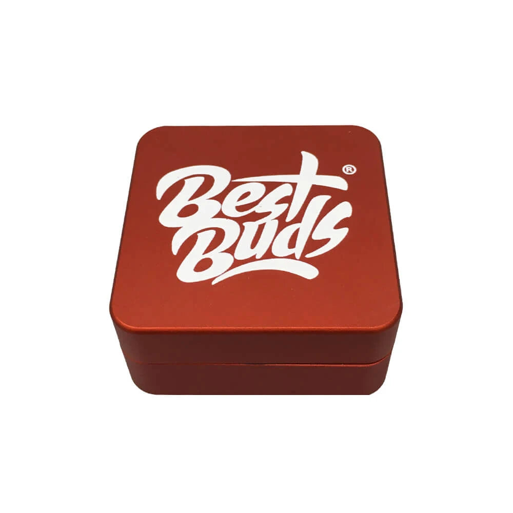 Best Buds Flat Square Rust - Grinder de Aluminio (2 partes - 50mm) - CBDream