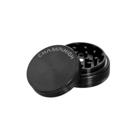 Champ High Compact Preto - Grinder de Metal (4 partes - 63mm) - CBDream