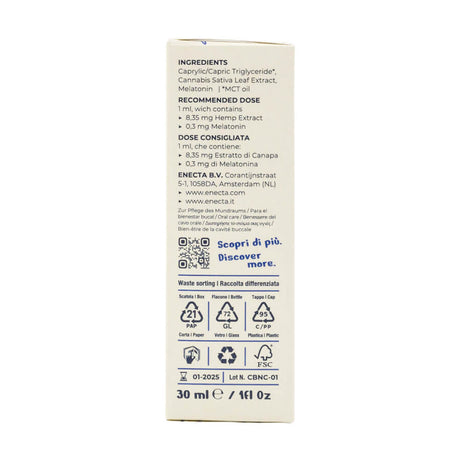 Enecta CBNight Formula com Melatonina