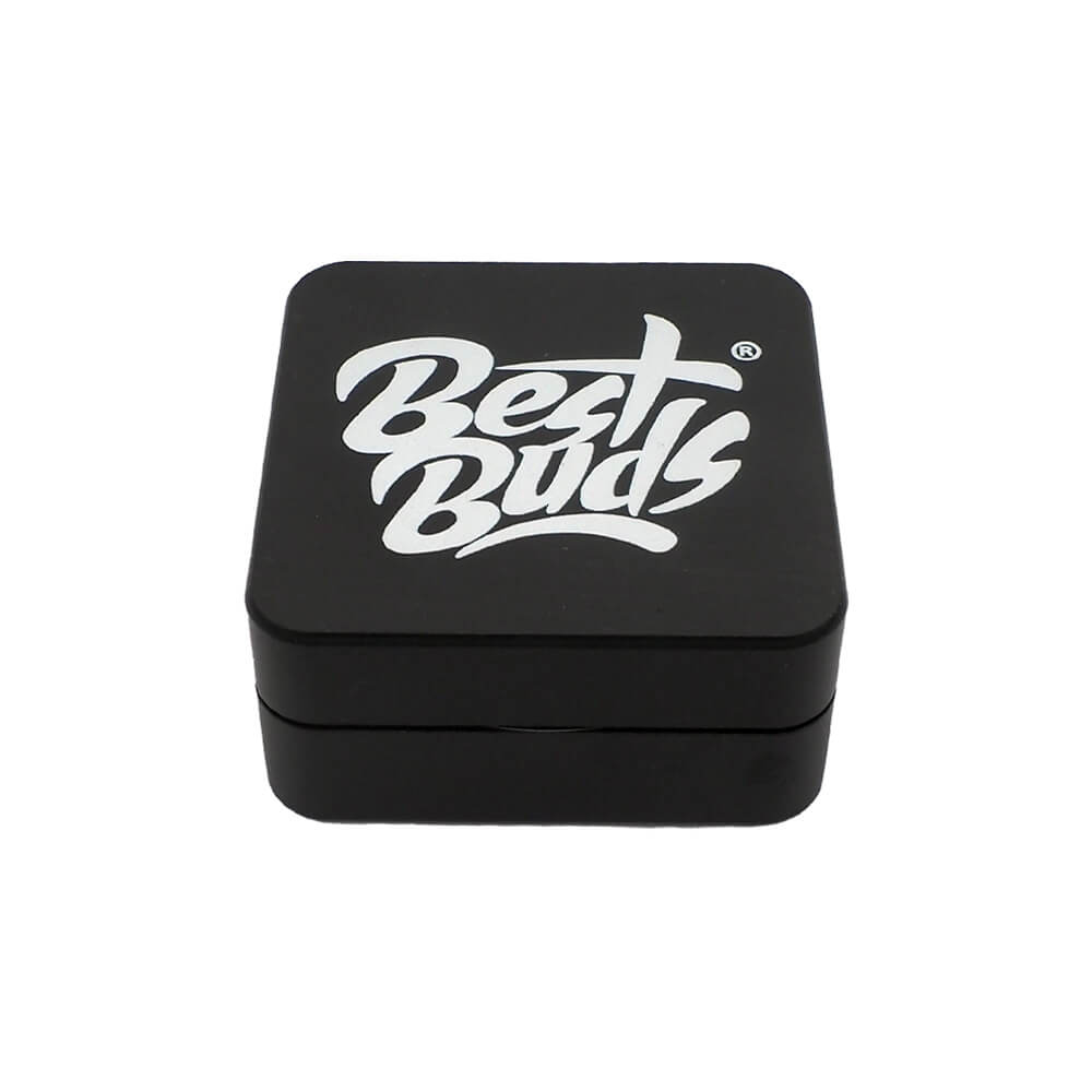 Best Buds Flat Square Onyx - Aluminum Grinder (2 parts - 50mm)