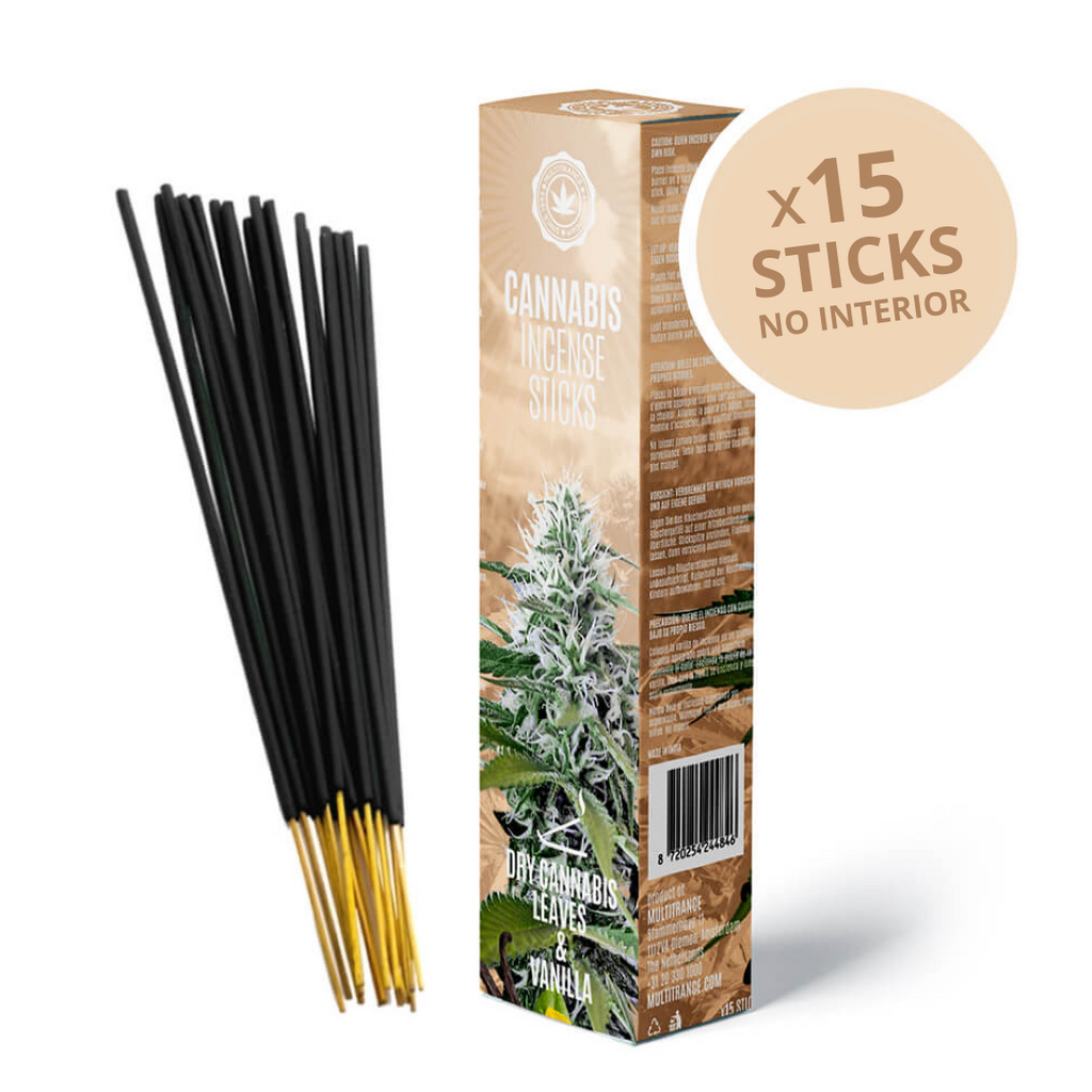 Cannabis Incense - Vanilla and Dried Cannabis Leaves