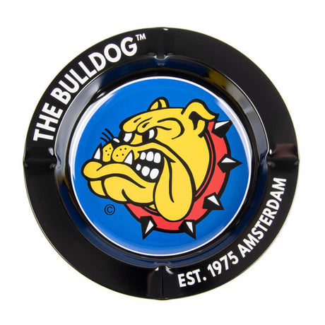 The Bulldog Original Black Metal Ashtray
