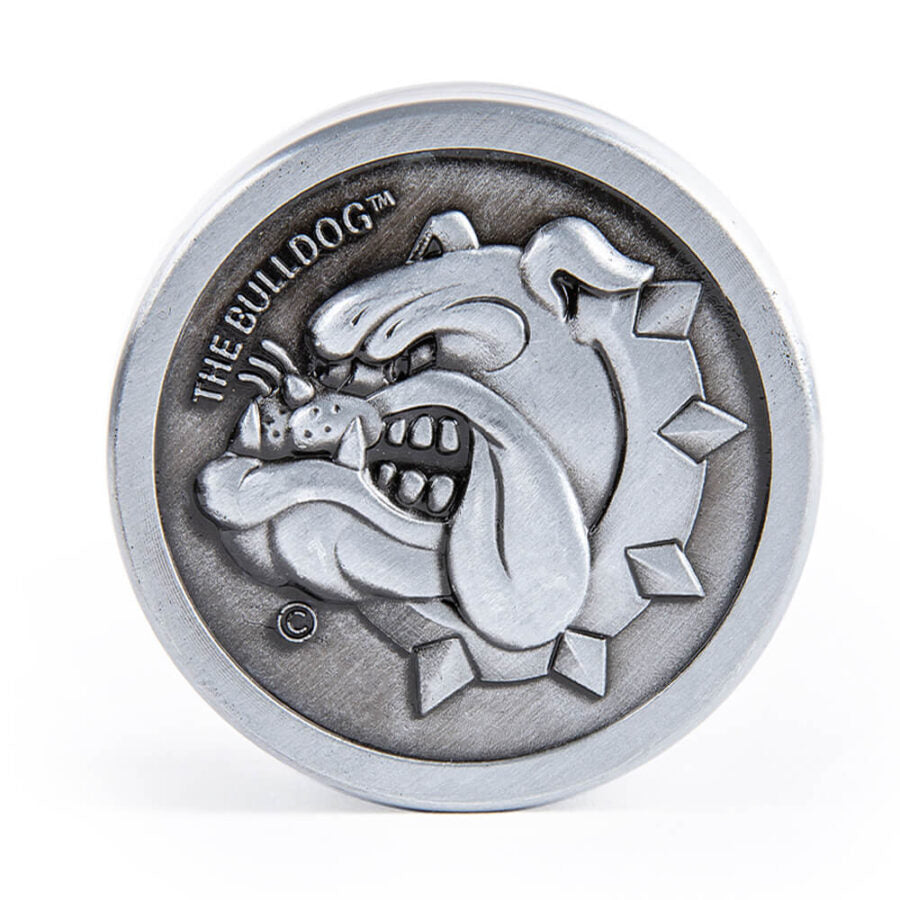 The Bulldog Original Silver Metal Grinder 3 Parts - 40mm