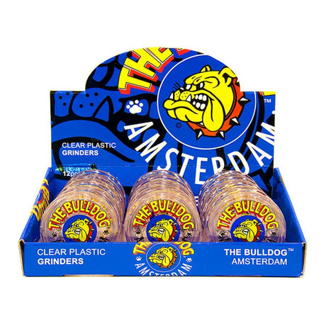 The Bulldog Original Transparent Plastic Grinder 3 Parts – 60mm